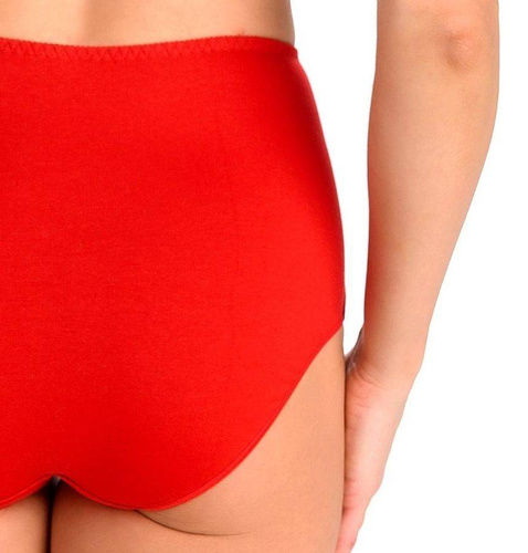 Figi z wysokim stanem Lilly Teyli - czerwony