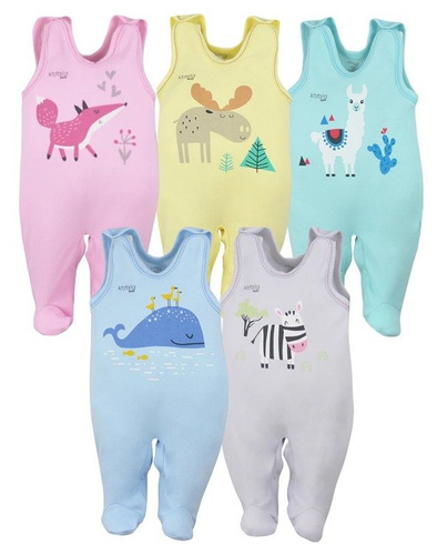 Śpioch bawełniany "HAPPY BABY" Koala żółty