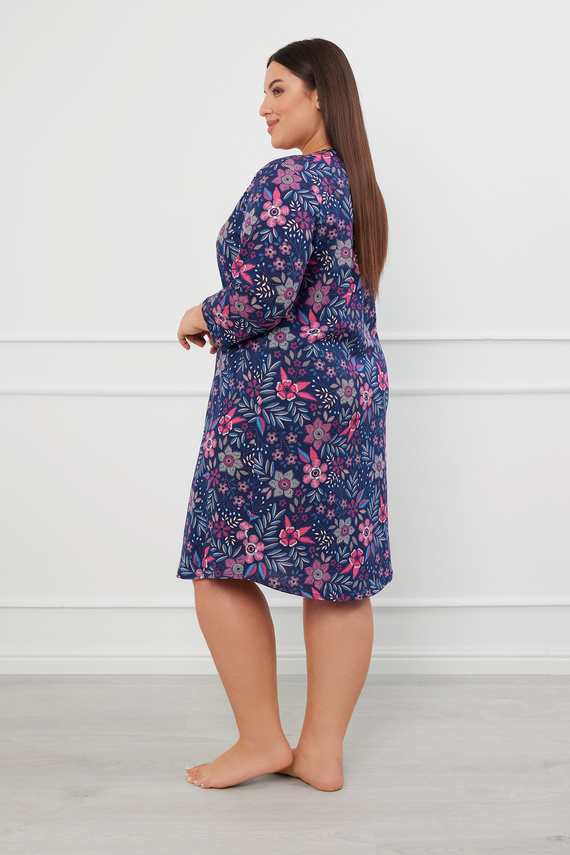 Koszula nocna z rękawem 3/4 Folk Italian Fashion - druk