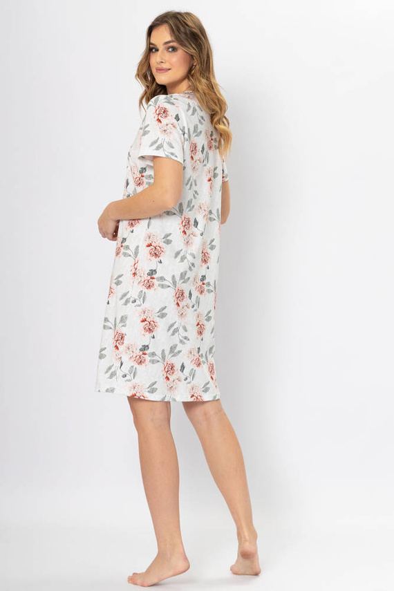 Koszula damska 1308 Melania Leveza biały