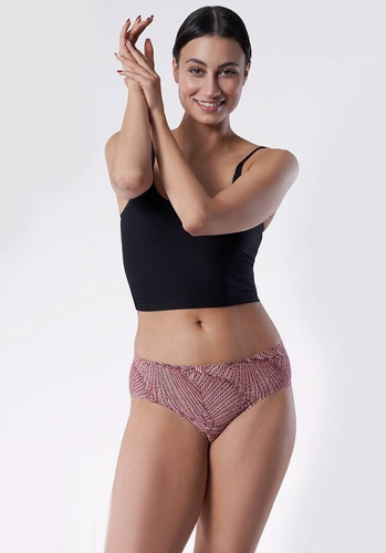 Figi damskie Wings Julimex brudny różowy