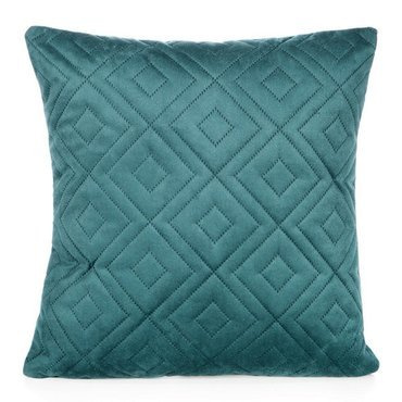 Poszewka dekoracyjna wzór geometryczny Ariel 3 Eurofirany -  turkus