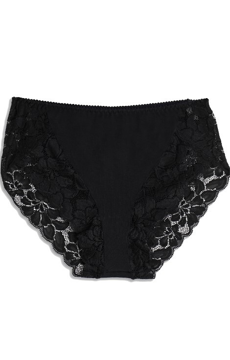  Figi Damskie ADC89 Cotonella - czarne 