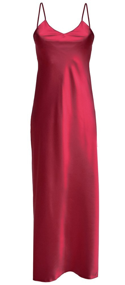 Iga Halka satynowa koszulka damska DKaren - bordowa