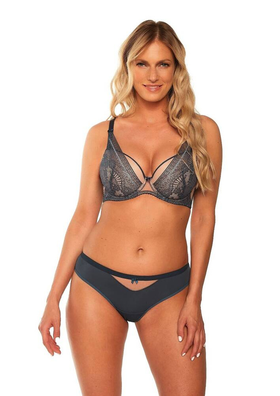 Biustonosz Push- up BS 1232 Catalina Gaia - granatowy