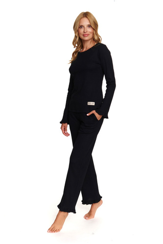 PM.7161 Piżama Damska Doctor Nap - czarny