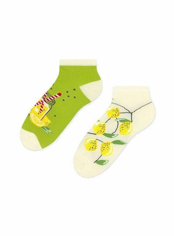 035 Zakostki Męskie Asymetryczne More - limonka 003