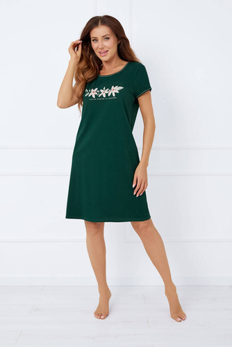 Koszula z krótkim rękawem Florisa Fashion -  ciemny zielony 