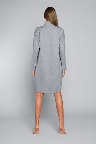 Szlafrok Damski na zamek Grafi Italian Fashion- melanż 