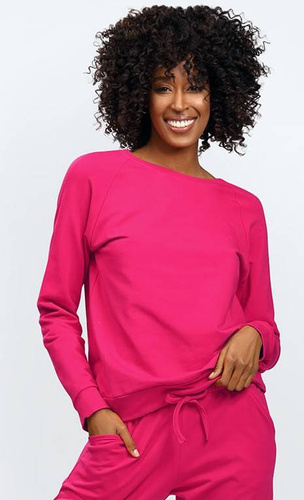 Bluza dresowa Wenezja Dkaren - malina