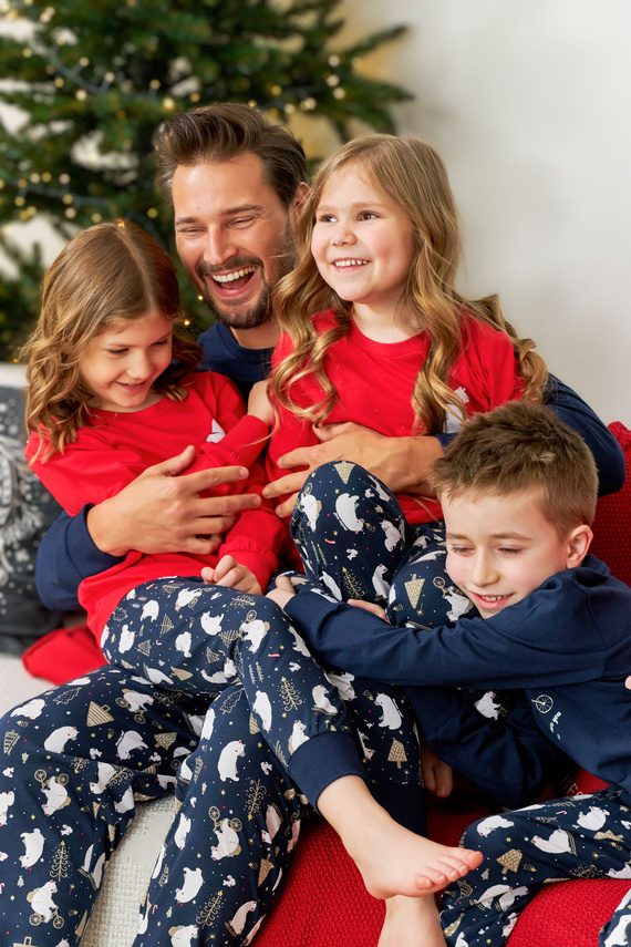 PDG.5264 "Frozen" Piżama dziecięca Unisex Doctor Nap - navy blue