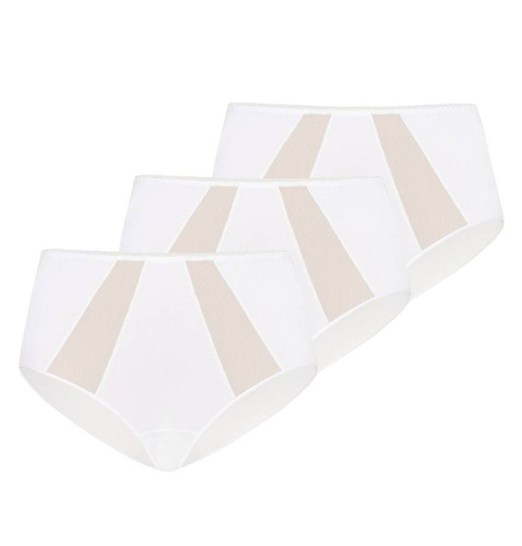 Figi z wysokim stanem wielopak Vicky Teyli - biały