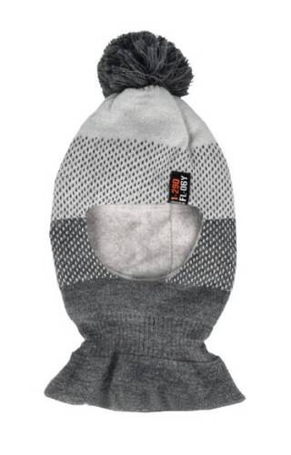 Kominiarka czapka dziecięca 48-373  AJS szary jasny