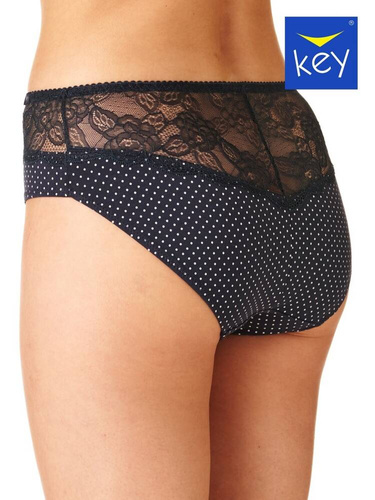 Figi damskie LPC 612 2-pak Key bordowy grafitowy