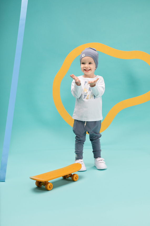 Legginsy Fun Time Pinokio- niebieski