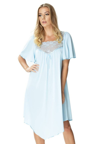Koszula nocna damska 388 Józefina Mewa niebieski