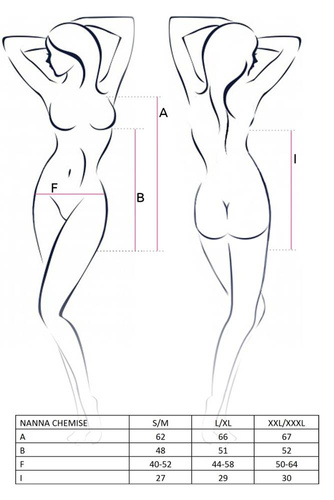 Koszulka damska Nanna Chemise Passion czarny 