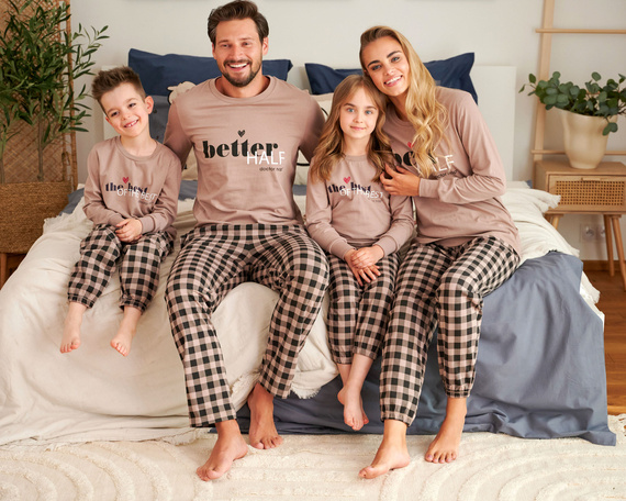 PMB.5216 Piżama Męska Doctor Nap - beige