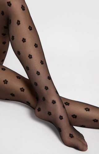 G 6105 Spring Rajstopy Fiore 20 den - black