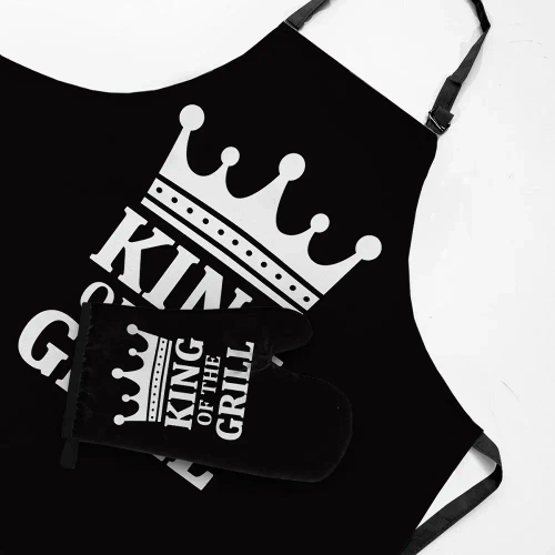 Fartuch kuchenny King of the grill Domarex czarny