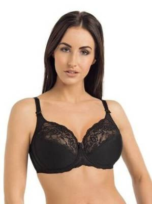 Biustonosz miękki Victoria Teyli - czarny