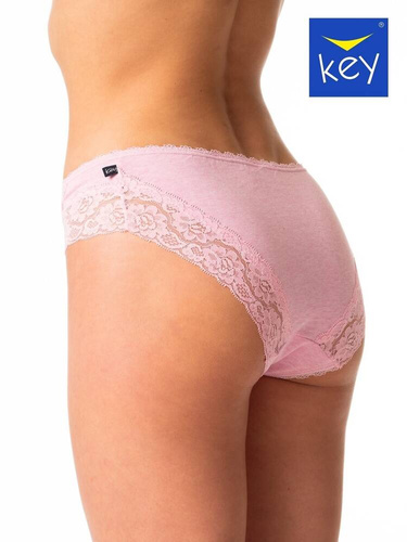 Figi damskie LPC 261  2-pak Key szary różowy