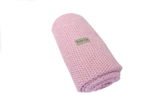 Kocyk bawełniany 2107 Doctor Nap - flamingo