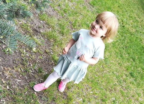  "UNICORN" Sukienka niemowlęca Makoma miętowy