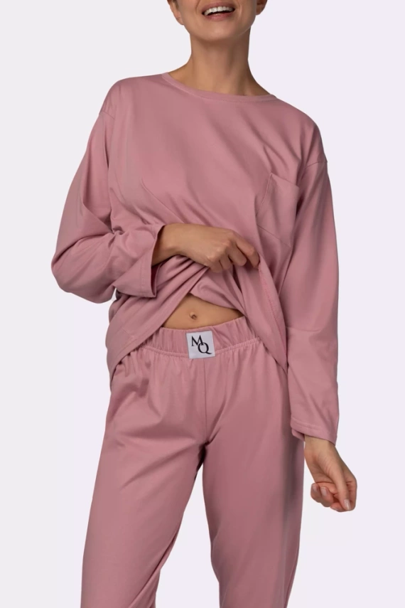 Piżama damska Homie longsleeve Mona pink