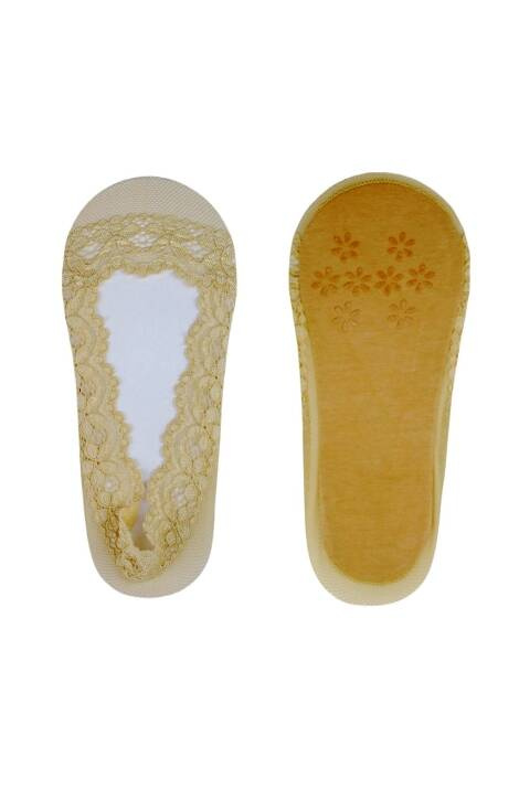 SN001 Baleriny stopki damskie Noviti - beżowy ciemny