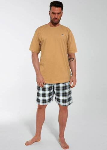 Piżama męska 326/183 Nature III  Cornette - niebieski