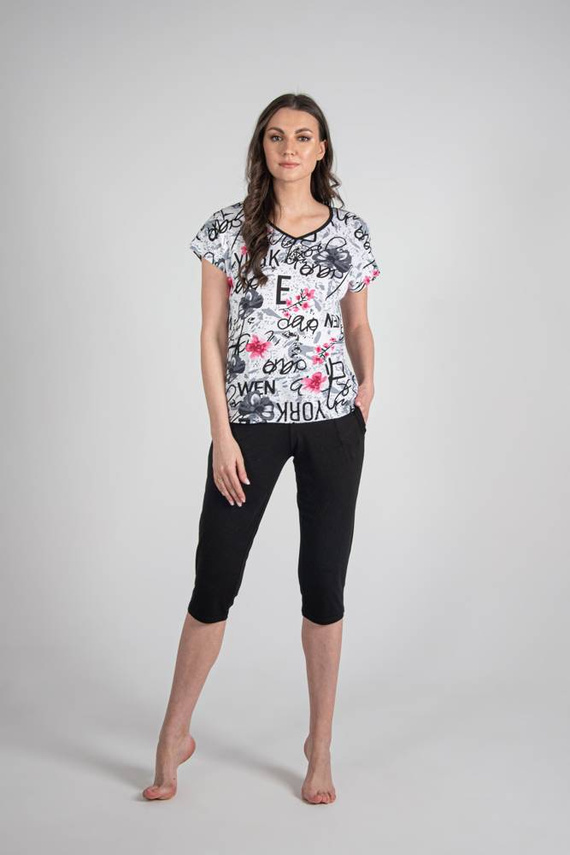 Piżama Damska 676 Soled Forex - biały