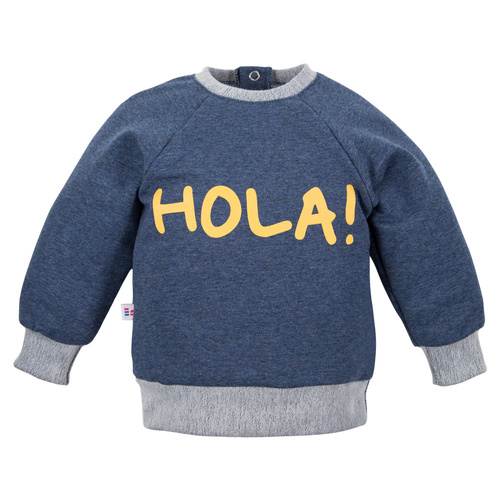 Bluza dresowa Hello World Eevi - granatowa