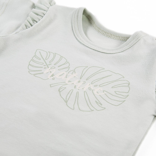 Body z krótkim rękawem Nature Ewa Klucze - zielony