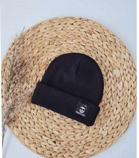 Czapka 2415P Bandito boy prążek podwójna Marija - czarny
