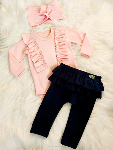 Spodnie niemowlęce Lola Bambarillo czarny