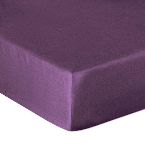 Satynowe prześcieradło z gumką Darymex 024 popiel