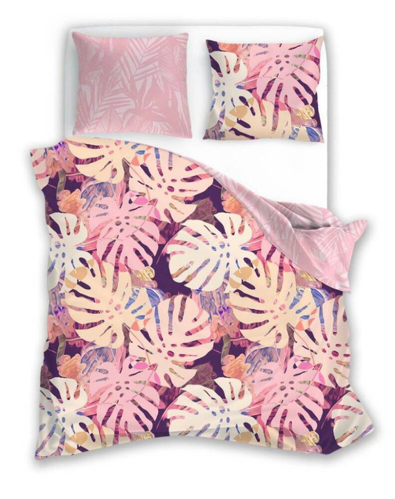 Pościel Liście Monstery Letni Sen 002 Faro szary