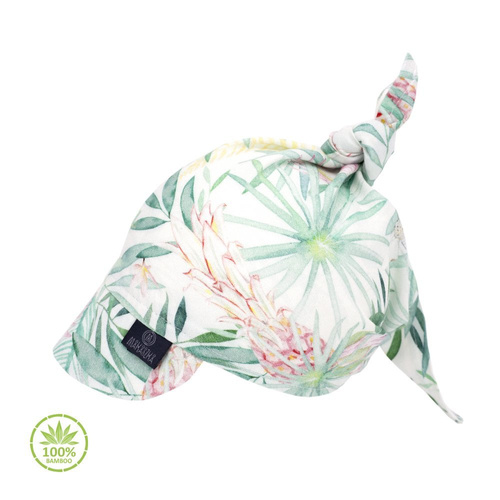Bambusowa chustka z daszkiem Tropical Vibes- Makaszka