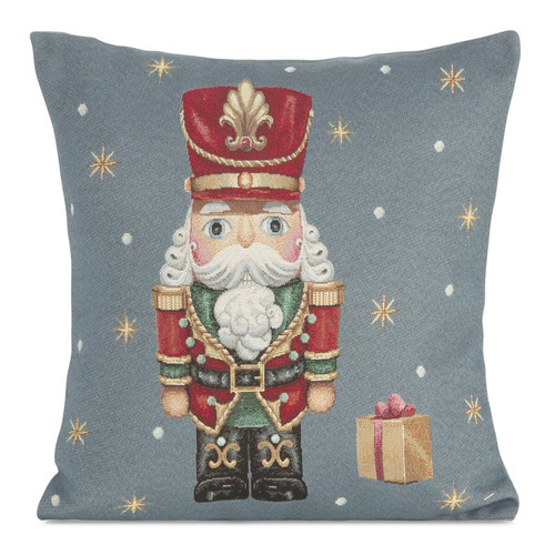 Poszewka świąteczna gobelinowa Chp 6081 Dziadek do orzechów Eurofirany popielaty