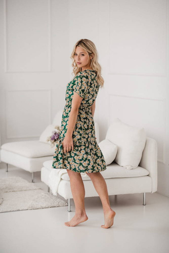 Sukienka ciążowa i do karmienia Lovely Dress Milk&Love zielony