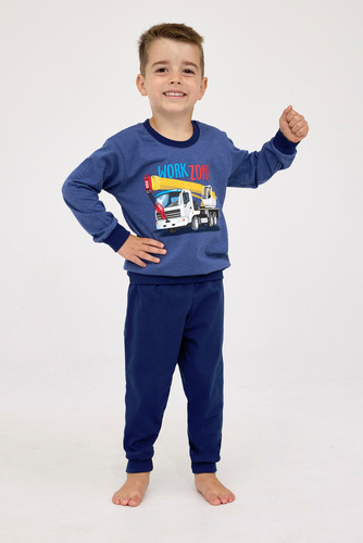 Piżama chłopięca 478/162 Work Zone Cornette jeans