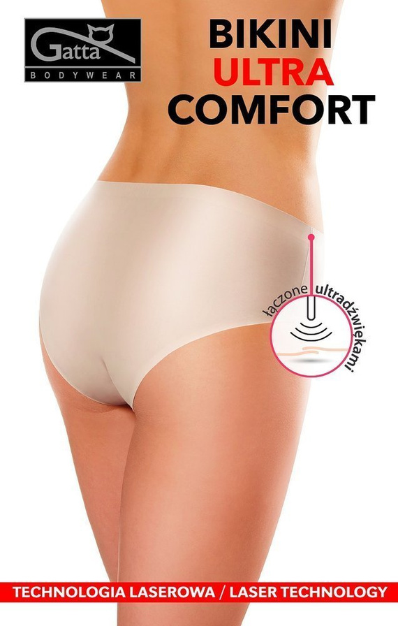 Bikini Ultra Comfort Figi Damskie 41591 GATTA beige/odc.beżowego
