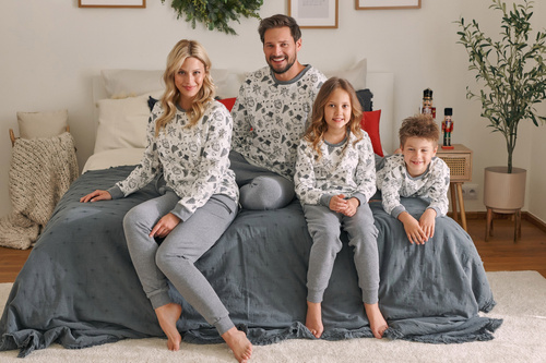 PDU.4548 "Snow" Piżama dziecięca Unisex Doctor Nap - snowman