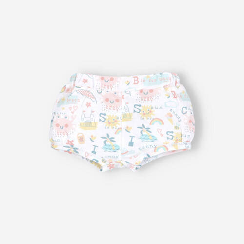 Szorty z bawełny organicznej Sunny Nini druk