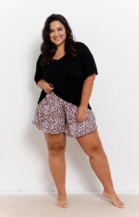 Piżama Damska 3360 Esti Taro- czarna