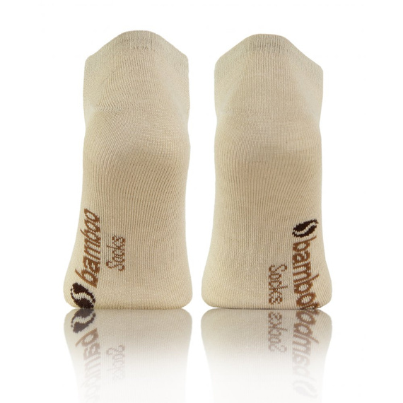 Eko Bamboo Skarpety stopki bambusowe Sesto Senso beżowy
