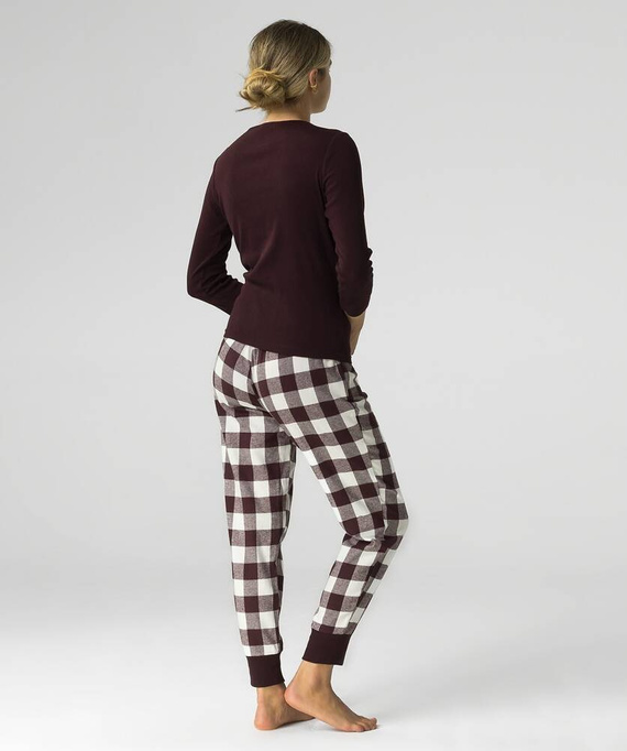 NLP-485 Piżama Damska Atlantic -wino