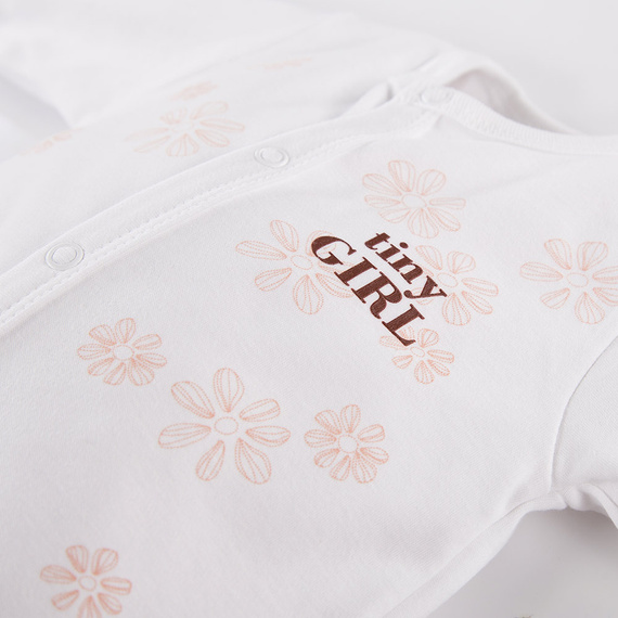 Pajac niemowlęcy Daisy Eevi - biały