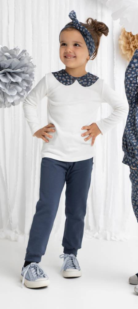 179139 Sonia Bluzka z długim rękawem Nicol - granat